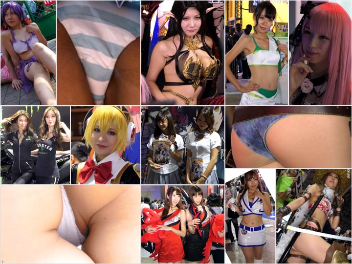 コスプレ2017夏形の良いおっぱいエロい体巨乳に勃起！【動画】イベント編