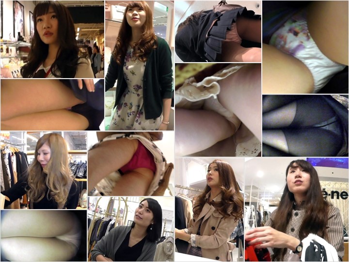 Gcolle Upskirt 31-36 ◇Full HD制服店員もろばれハミパンとパンチラ◇