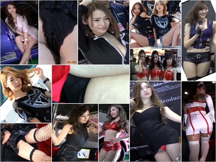 Autosalon 13-16 超高品质的FHD视频流氓大聚会！去猎物S-级丁字裤美女低垂钓者