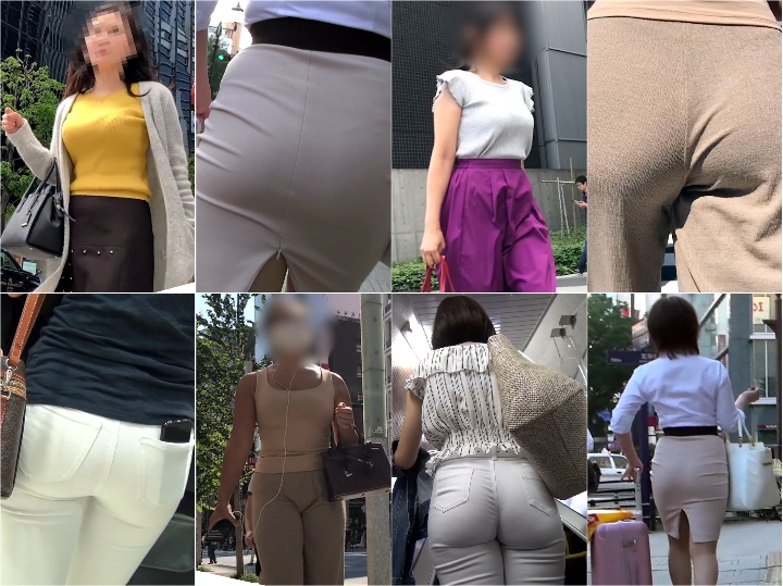 New season 2 ～ ★Butt of Street 姉勃　Vol.24★, 【フルHD】背中のブラまで見える肉尻さん, 【フルＨＤ動画385】着衣巨乳揺れPart193