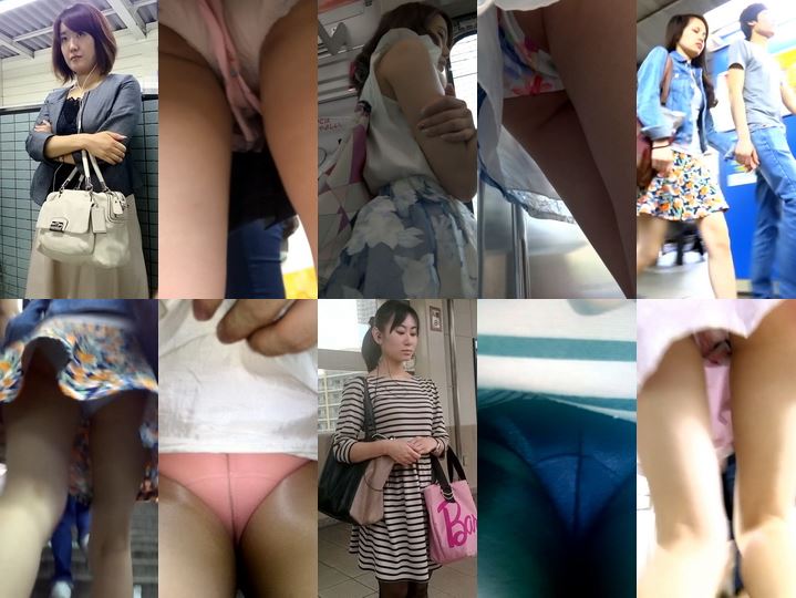 Gcolle Upskirt 117-122 【高画質】美人OL食い込みPチラ・エスカレーター