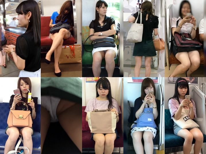 gcolle_metro_52 短すぎるスカートから純白パ○ツがチラチラ見えてしまうアイドル級美女, 【7/14まで顔出し】超セクシーギャルが生脚見せつけまくったあと白パンツも見せる