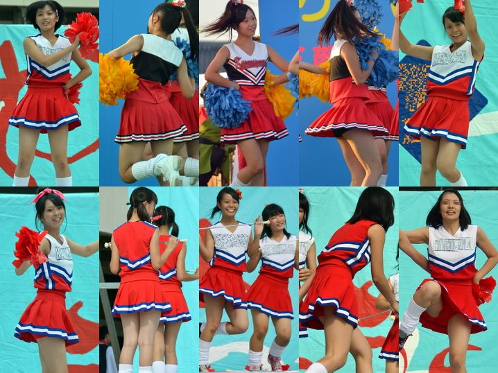 Gcolle Cheer 【９１枚・高画質】関西有名私立大学チアガールAPP①