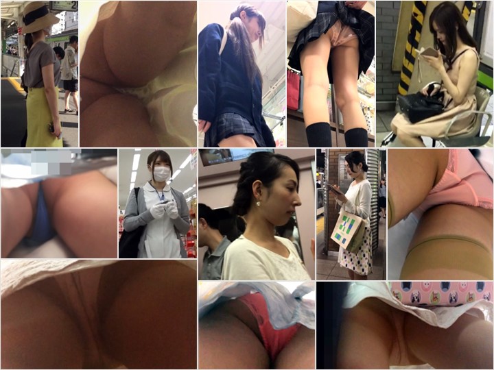 Gcolle_Upskirt_159 顔モザ無しセット】No.073+074 パンチラ動画 フルHD, ラグジュアリー系美人！サイドほぼ紐のピンクパンティー！, 美人人妻OL3人！むっちりレース＆薄紫＆白パンティー, ドレス美人！清純派が際どいハミ出しTバック！