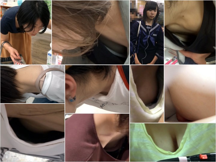 ショップ店員さん？美意識高い系女子の服の隙間から見えた尊すぎる乳輪ほくろ乳首