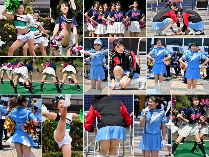 Gcolle Cheer チア女子の生パンツモロ透け【赤外線】【高解像度】