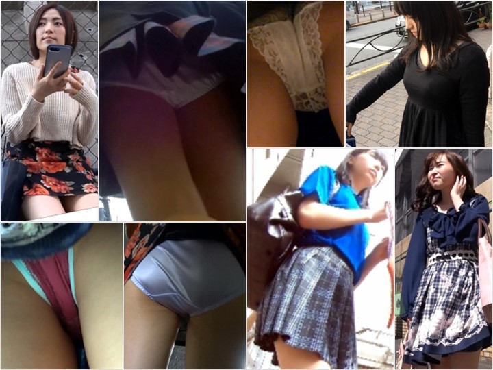 Gcolle Upskirt [jk]パンチラjkと登下校3人分