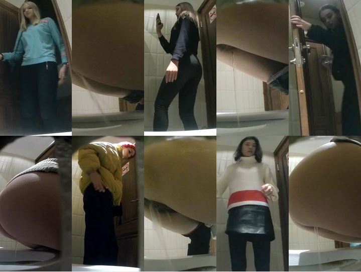 EgoisteWC_105 Young girls take off their panties and piss on a hidden camera