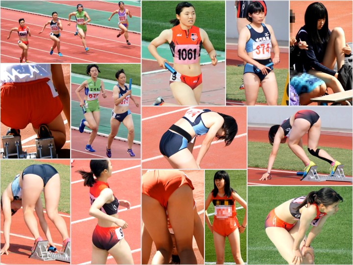 【4K】恥ずかしそうにお着替えする女子陸上部, 陸上女子達をエロ目線で