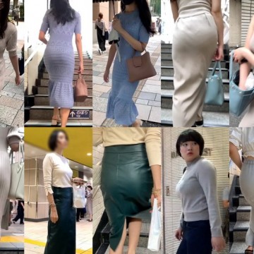 GcolleAss_162 あれ？ポッチが？ムチムチの着衣巨乳様にメロメロ！, 【2名・ボタンニットワンピース】