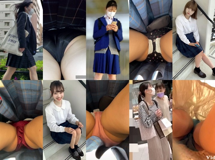 4K 美人お姉さま 縞パンツ 【175の特典】逆さ4名セット, 交渉痴漢セット　ver5