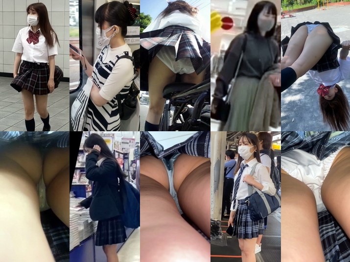 4K 美人お姉さま 縞パンツ 【175の特典】逆さ4名セット, 交渉痴漢セット　ver5