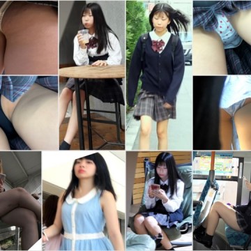 Gcolle_Upskirt_594 JK風密着10日！！顔出し！まじめ妹系美少女のパンツ4日分！！JKちゃん抜き打ちパンツ検査 全セット, ミニスカ学生さんが踏んだステッカーに気づくまで