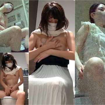 toire-19 【個人撮影】連続イキ！人が来てもお構いなしで続けるオシャレな細見美人の声漏れオナニー