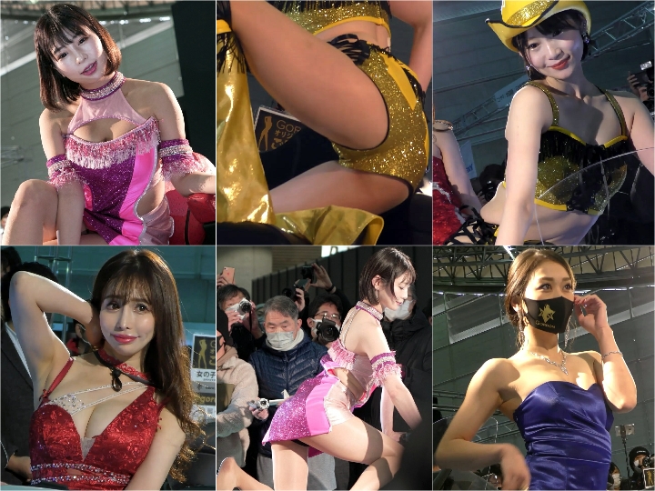 Autosalon_209 0003 イベント東京オートサロン 2022, 【フェチ動画】東●オート●ロン2022史上最強セクシーブースの美女コンパニオン達の共演！ミニスカタイツ越しの●●の56分！