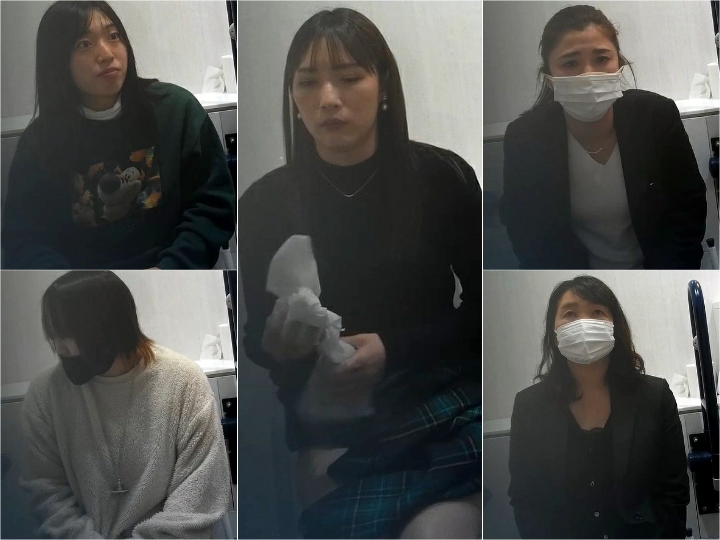 28105873 北●景子激似！薄毛の秘部を前後から襲います【突撃！隣の女子トイレ⑤】