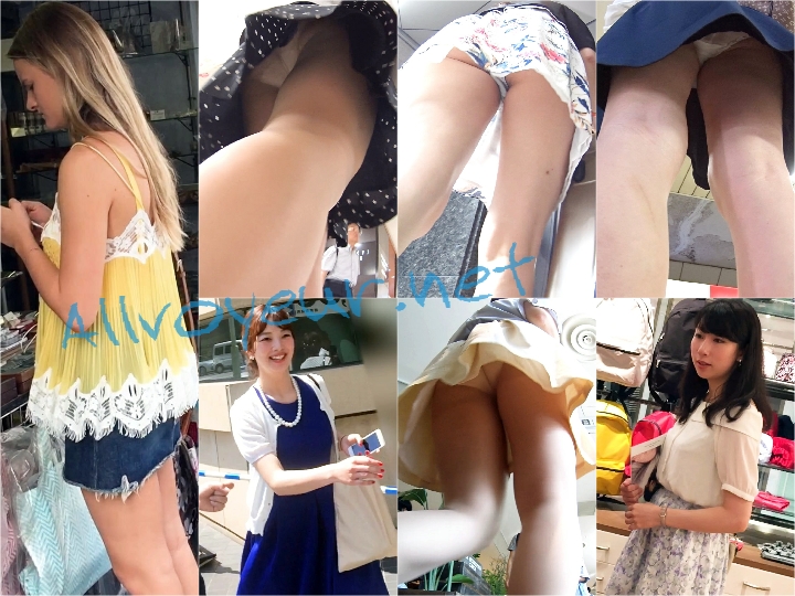 N_angel307 高画質パンチラ307　怒涛の16人パンチラ！　屋外で見る眩しい白テカパンチラ