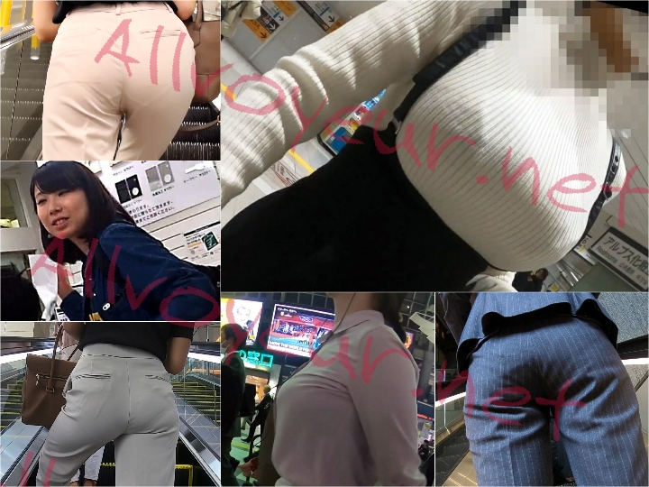 GcolleAss_434 【4k】 テーパードパンツ長身美人 OLのお尻, 激揺れアンミラ系白ニットさんに今年最後のダメ元ナンパ!!! ちょっと口リ系フェイスのショーパンちゃんのパンストの根元がチラリ, 締まりが良さそうなスーツ美女