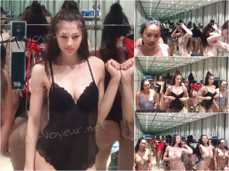 【ベストリーク】ホットな混血女神が親友と試着室で着替える動画が流出【とある部屋オリジナル版】[2.3G]