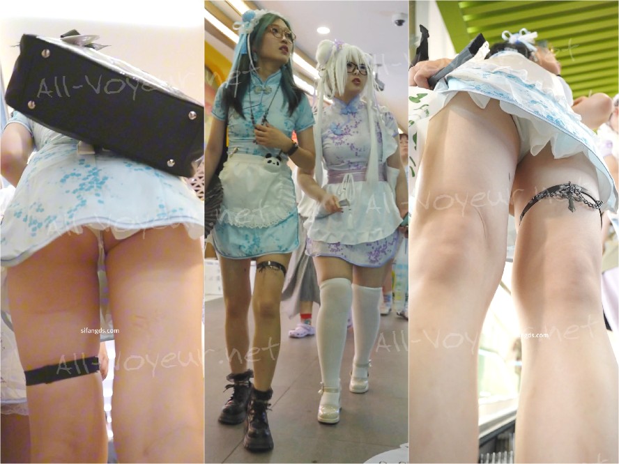 (BC-AA-422)水手服jk小姐姐逛宠物店..过膝袜配粉内前后拍[某房原版]