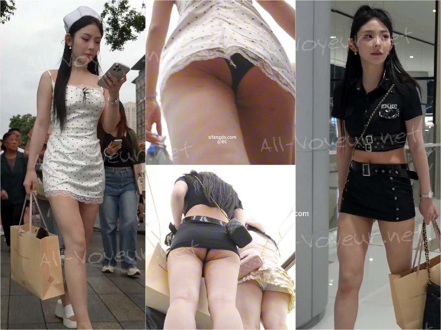 (BC-SSS-075)抹胸露背裙大胸美女..不穿内衣逛街..内裤湿了一块[某房原版]