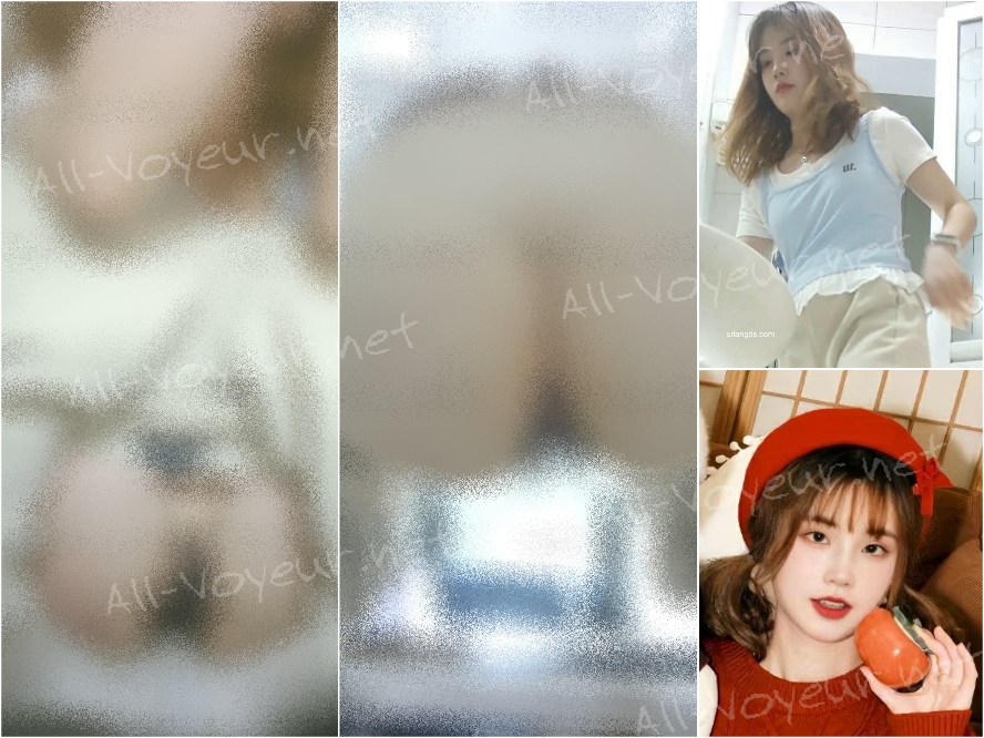 【厕拍】前后双角度 青春靓丽小姐姐尿2次（附生活照)