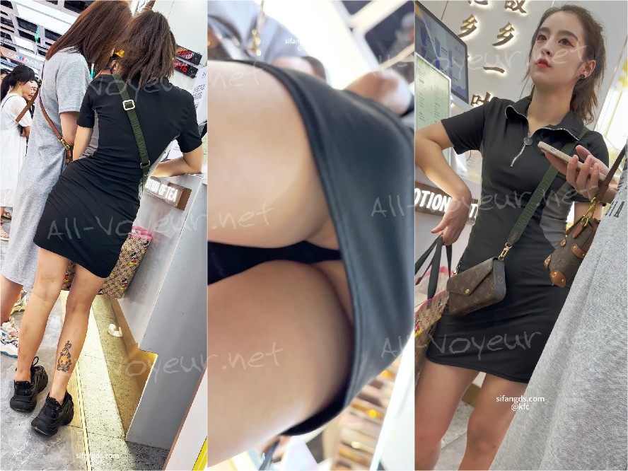 【KFC】⭐极品美女和丑男逛街..身材长相极品..无痕透明丝袜[某房原版]