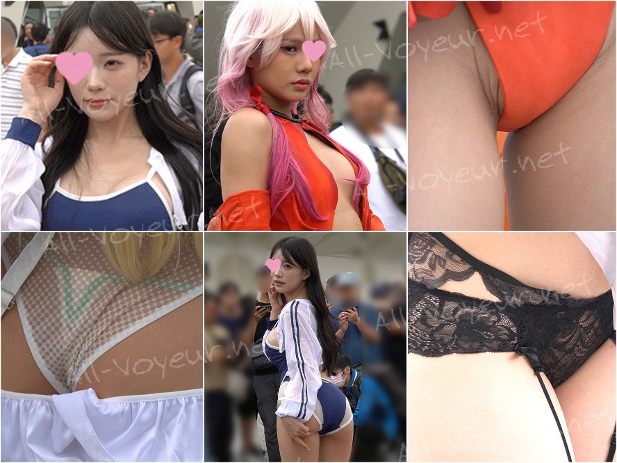 ハミマンTバックは当たり前！コスプレなので下着姿でうろついても問題なし！？コスプレイベントは露出狂の祭典！　コスイベ撮影34