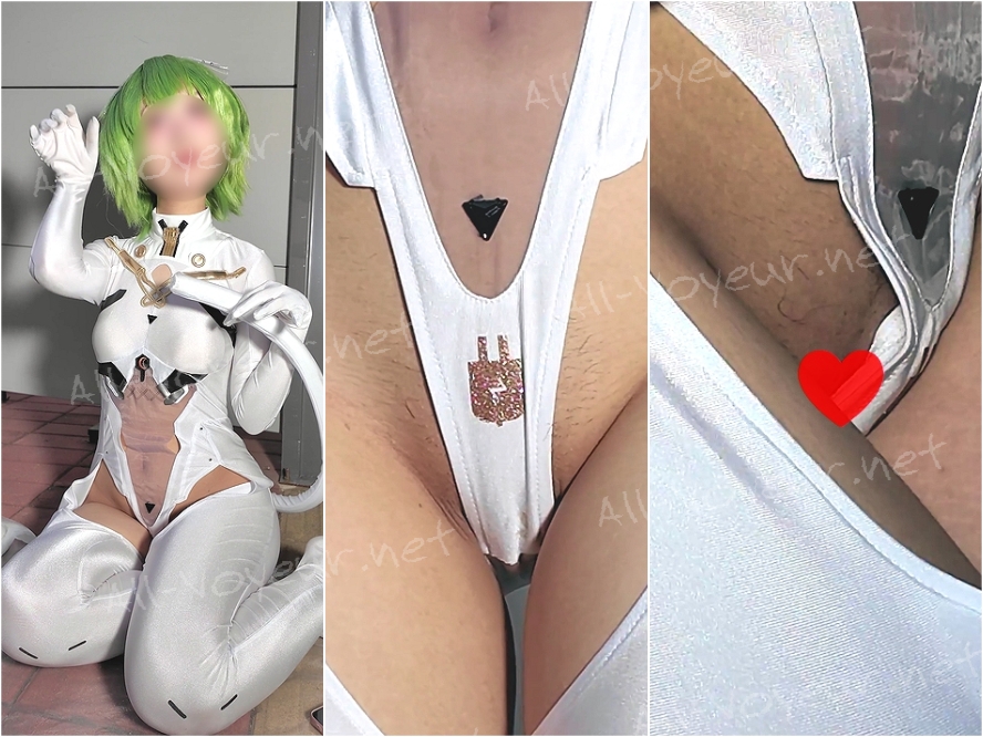 前も後ろも食い込みハイレグ！エロすぎコスプレイヤー (アド●ラル・ナ●ーモフ編 Part2)