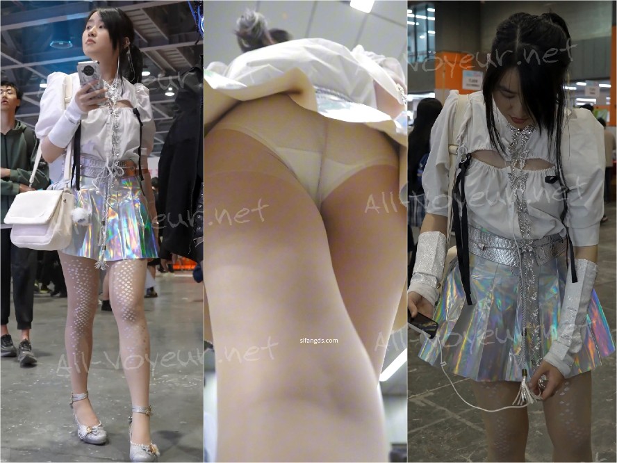 （BC-AA-442）亮闪闪百褶裙小姐姐..透明肉丝配微透骚内[某房原版]