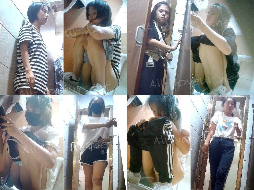 【应求补档】【精品厕拍】服装城前后景跟拍各种美女摊主26V[某房原版]