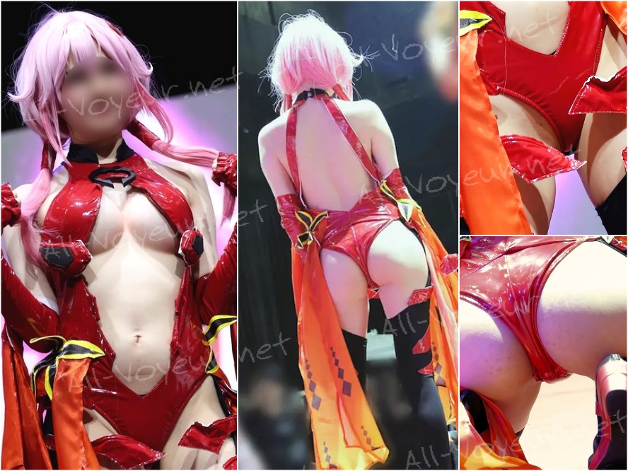 露出度高め！エロすぎコスプレイヤーイベント撮影会 (楪い●り編)