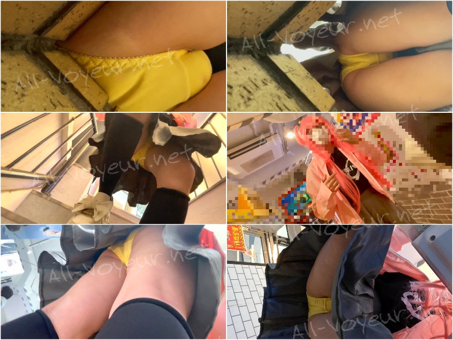 【新コスプレイヤー盗撮⑨】以前撮影した後藤ひ〇りレイヤーさんと同行撮影☆