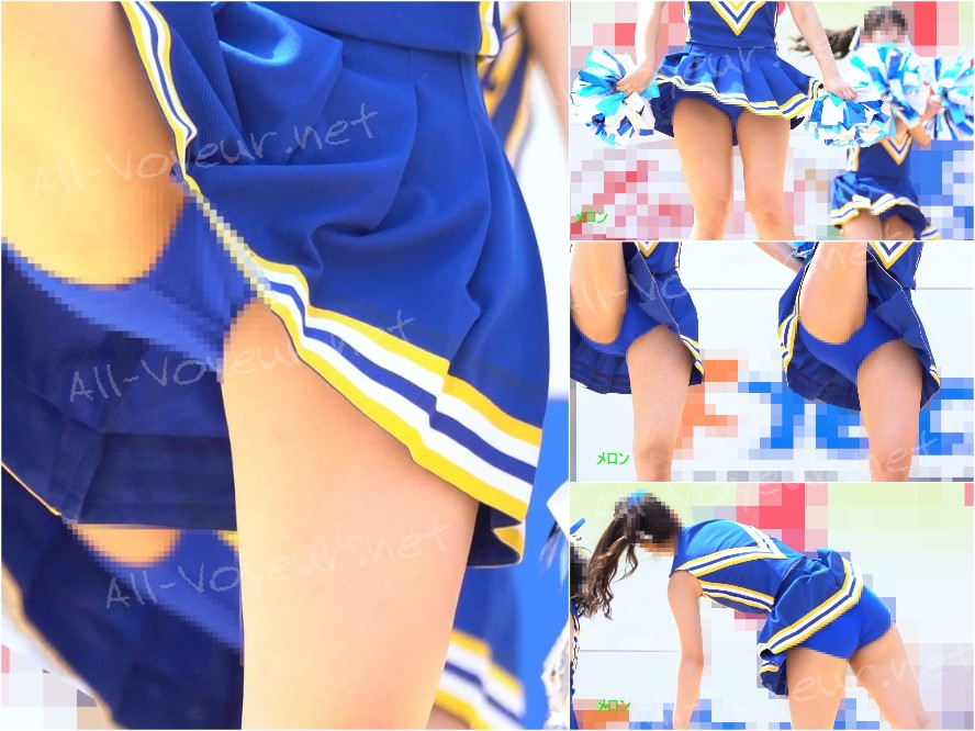 祭りだチア vol.91 【4K】 可愛らしいKチアダンス！続編 腰振りで三角地帯がチラッと見えて最高です！