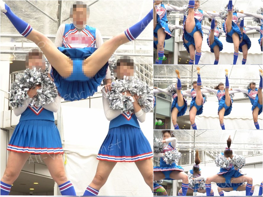 祭りだチア vol.94 【4K】 魔女JDチア、チアダンスのフルコース！？続編 華麗に決まったVジャンプは最高の景色です。