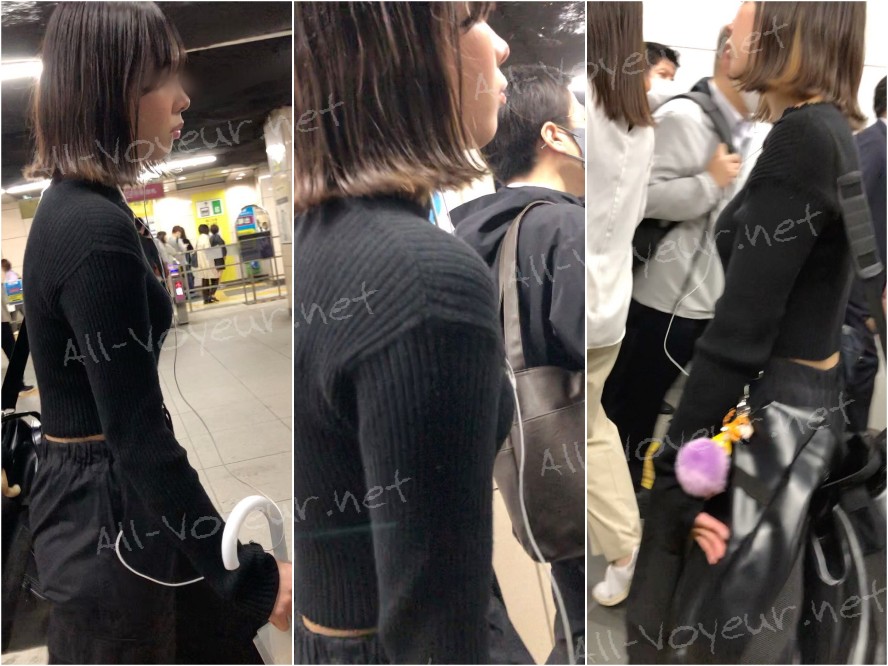 【横からの眺め341】スタイル抜群のスリムＪＤの隠れ巨乳を追いかけて！