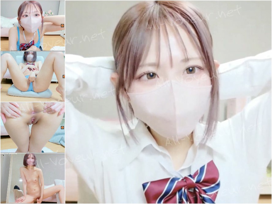 【短期限定】茶髪時代 大人気なスレンダー美人JDのオナLive（総時間1時間20分）