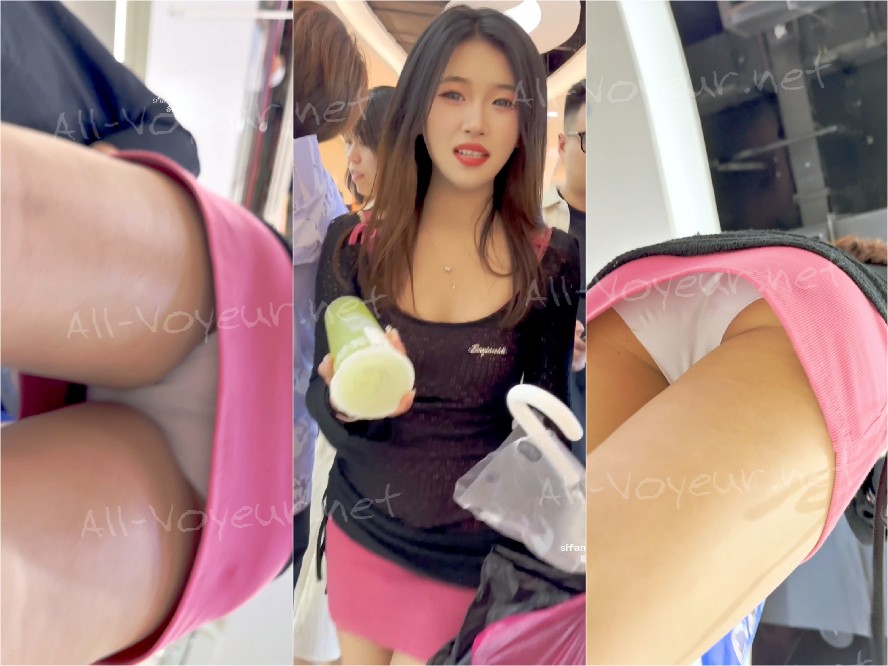 【KFC】洛丽塔萌妹和男友逛街·低角度超清CD·白色内内B处微黄[某房原版]