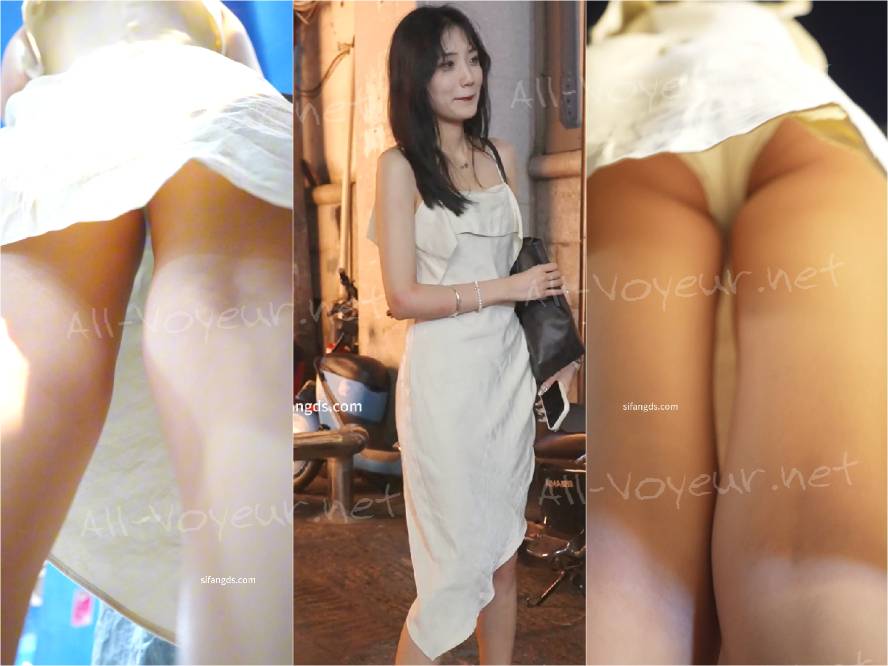 (BC-AA-480) 洋服店でミニスカートとスーツ姿の美女に遭遇…手すりにもたれかかり、完璧なアングル。