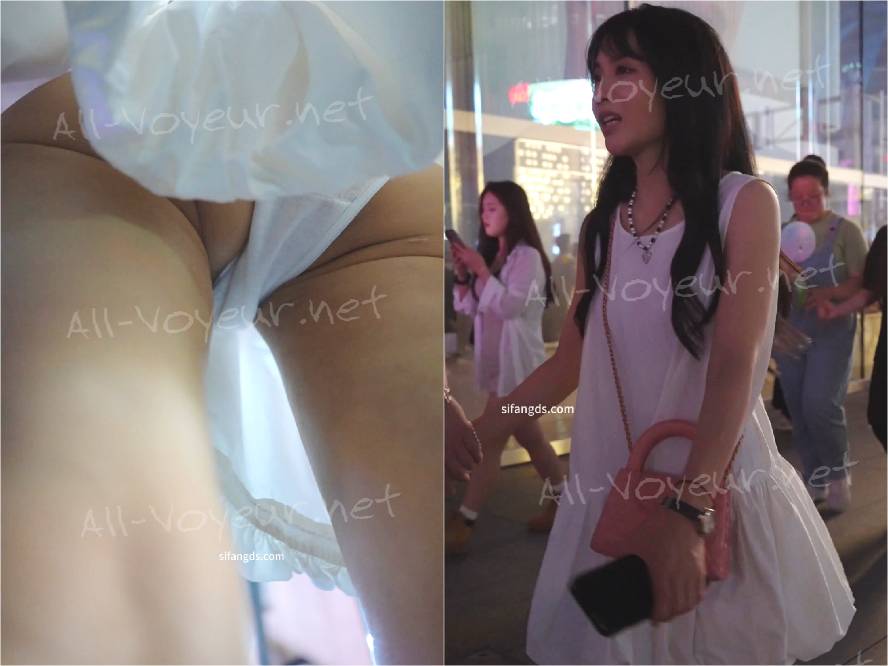 (BC-AA-492)通透白裙美女似乎没穿内衣..透心凉CD微透白内[某房原版]