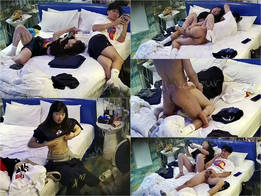 酒店精品✅校园嘻哈时尚美女和精壮男友啪啪/续集✅[某房原版]