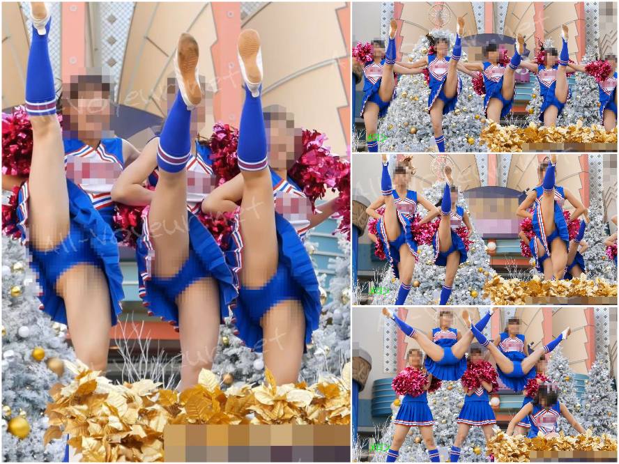 祭りだチア vol.63 【4K】 魔女JDチア、夢のステージ これはたまらん！絶景のラインダンス！