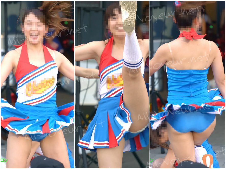 祭りだチア vol.68 【4K】 難攻不落のJDチアダンス 奇跡！まさかのハミP二連発!!
