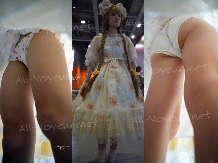【xxn-246】双马尾猫耳萝莉女仆..大长腿白丝过膝袜前后CD [某房原版]
