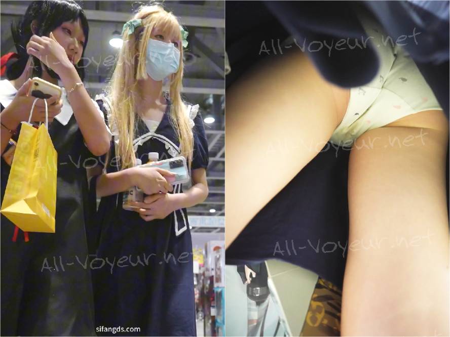【xxn-246】双马尾猫耳萝莉女仆..大长腿白丝过膝袜前后CD [某房原版]