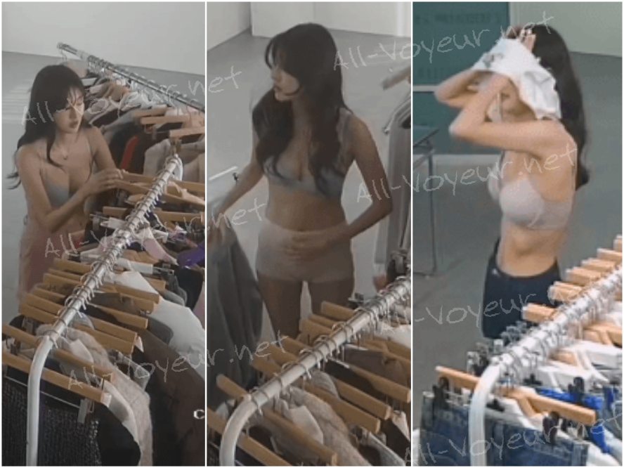 【破解摄像头】服装店模特换衣拍照片搞宣传[某房原版]