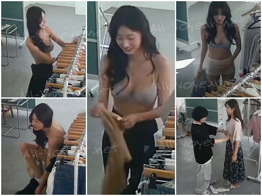 【破解摄像头】服装店模特换衣拍照片搞宣传