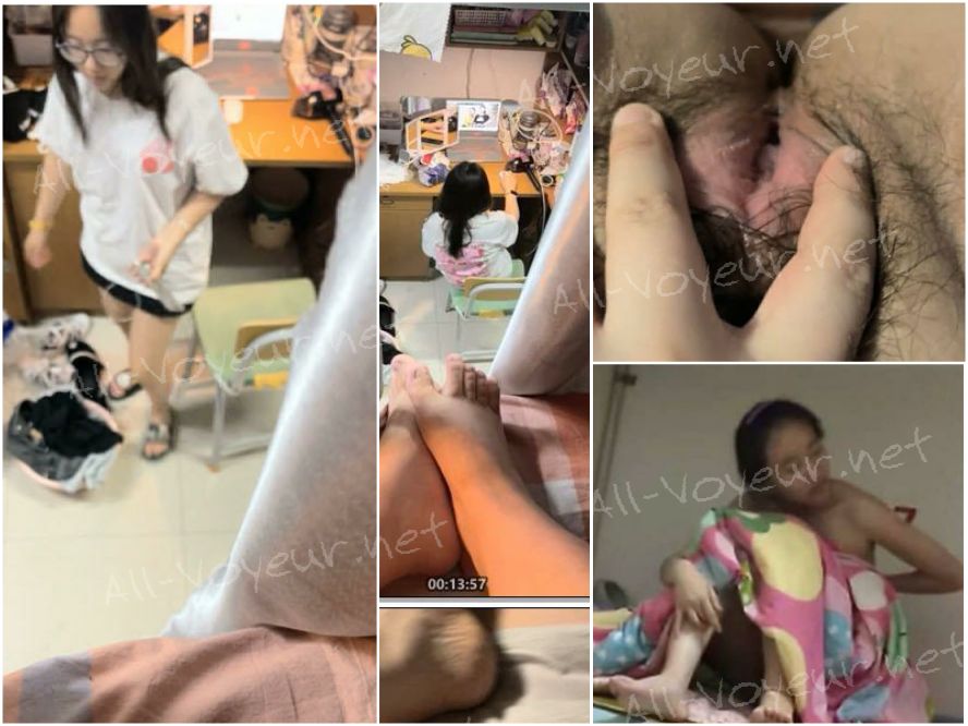 没入型女子寮のルームメイトをこっそり撮影した生放送、最高のQ弾力のある巨乳とピンクの小さな猫