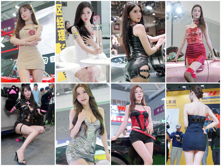 ネットの人気モデルたちのストッキング姿の長い脚の比較