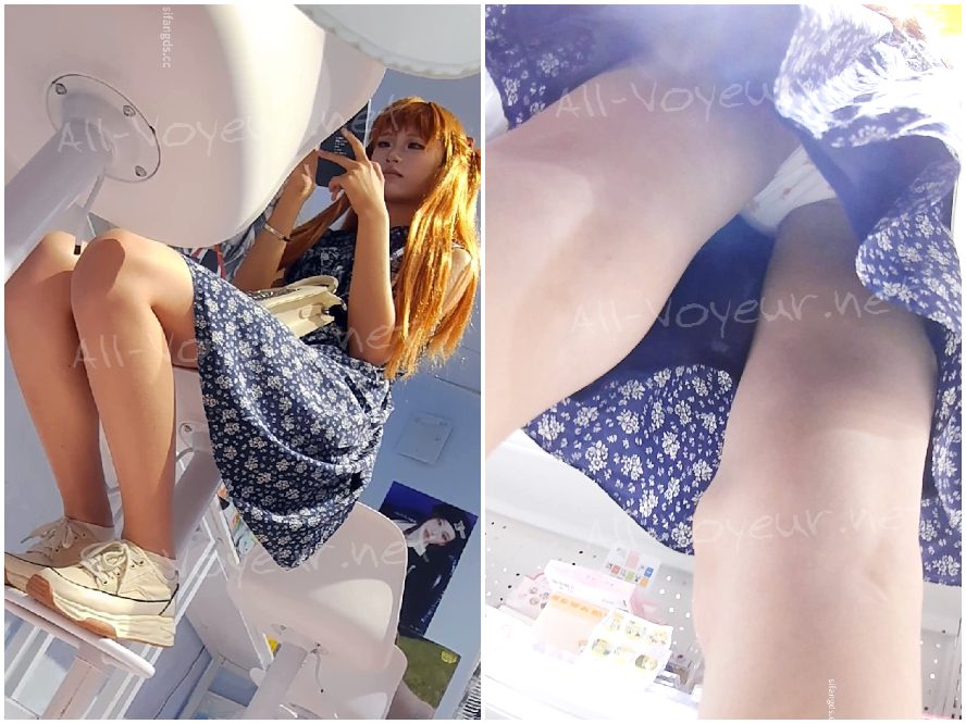 『D D』-101-白色JK眼镜妹,仙侠coser粉短裙,都是白内